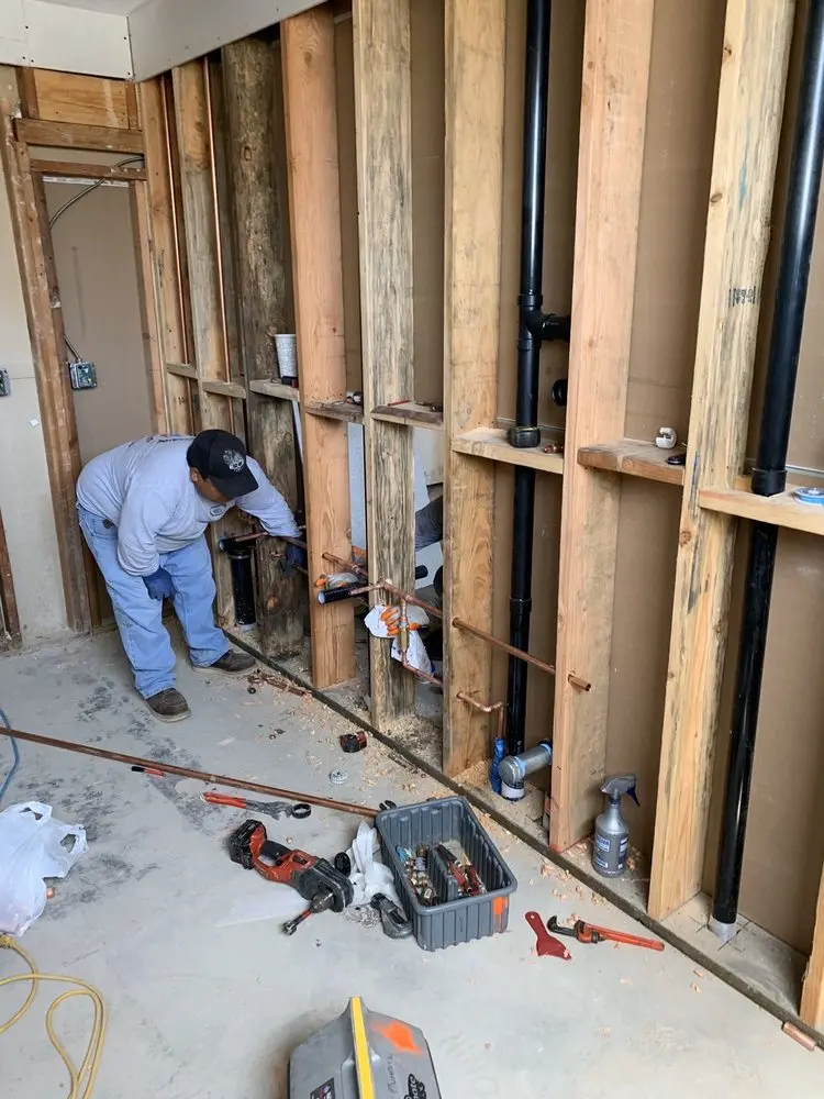 Commercial rough-in plumbing for Gas Line Repair in Fosterville